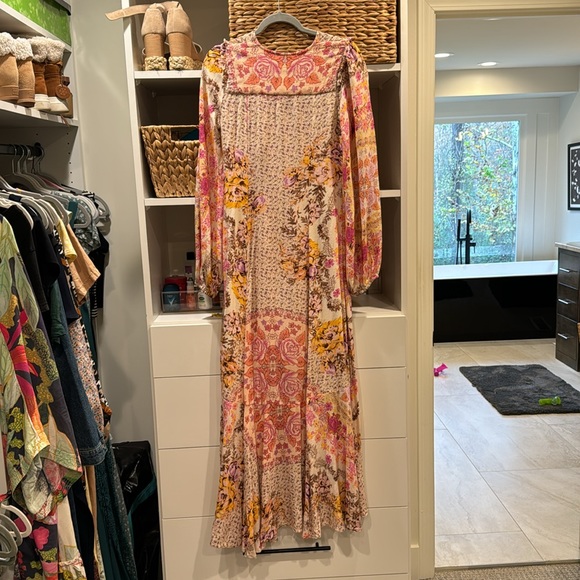 Free People Maxi Dress - Small - Boho - Floral - Picture 3 of 5